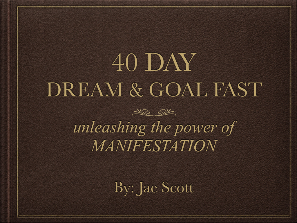 40 Day Dream & Fast E-Journal Cover
