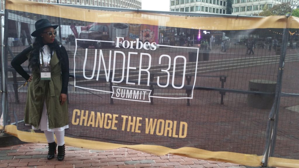 Jae Scott at Forbes under 30 Summit